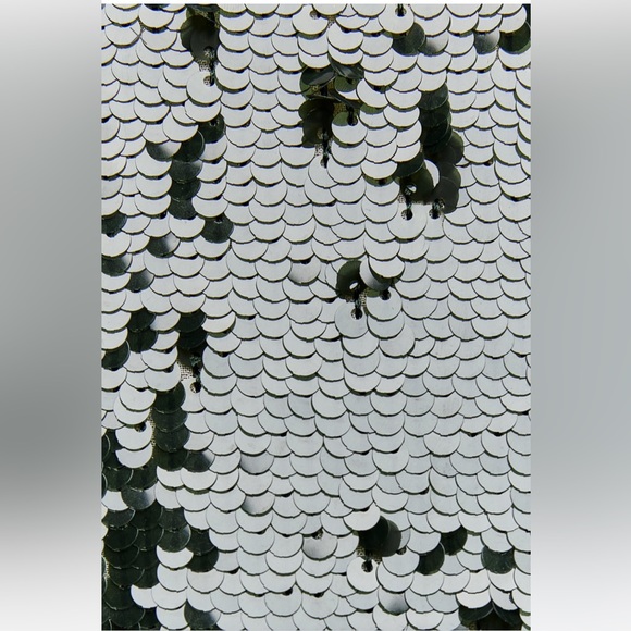 Zara green SEQUIN BLAZER ZW COLLECTION party wedding - Picture 11 of 11